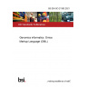 BS EN ISO 21393:2021 Genomics informatics. Omics Markup Language (OML)