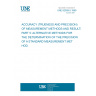 UNE 82009-5:1999 ACCURACY (TRUENESS AND PRECISION) OF MEASUREMENT METHODS AND RESULTS. PART 5: ALTERNATIVE METHODS FOR THE DETERMINATION OF THE PRECISION OF A STANDARD MEASUREMENT METHOD.