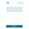 UNE EN 60332-2-2:2005 Tests on electric and optical fibre cables under fire conditions -- Part 2-2: Test for vertical flame propagation for a single small insulated wire or cable - Procedure for diffusion flame