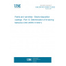 UNE EN ISO 22553-13:2022 Paints and varnishes - Electro-deposition coatings - Part 13: Determination of re-solving behaviour (ISO 22553-13:2021)