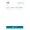 UNE EN 15372:2024 Furniture - Strength, durability and safety - Requirements for non-domestic tables