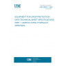 UNE 68083-1:1990 EQUIPMENT FOR CROP PROTECTION. DATA TECHNICAL SHEET SPECIFICATIONS. PART 1: AGRICULTURAL HYDRAULIC SPRAYERS.