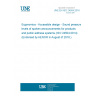 UNE EN ISO 24504:2016 Ergonomics - Accessible design - Sound pressure levels of spoken announcements for products and public address systems (ISO 24504:2014) (Endorsed by AENOR in August of 2016.)