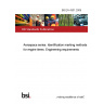 BS EN 4301:2009 Aerospace series. Identification marking methods for engine items. Engineering requirements