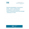 UNE EN 60191-6-10:2004 Mechanical standardization of semiconductor devices -- Part 6-10: General rules for the preparation of outline drawings of surface mounted semiconductor device packages - Dimensions of P-VSON