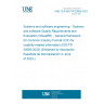 UNE CEN ISO/TR 25060:2023 Systems and software engineering - Systems and software Quality Requirements and Evaluation (SQuaRE) - General framework for Common Industry Format (CIF) for usability-related information (ISO/TR 25060:2023) (Endorsed by Asociación Española de Normalización in June of 2023.)