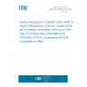 UNE EN 60169-24:1993 Radio-frequency connectors - Part 24: Radio-frequency coaxial connectors with screw coupling, typically for use in 75 ohm cable distribution systems (Type F)