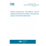 UNE EN ISO/ASTM 52902:2024 Additive manufacturing - Test artefacts - Geometric capability assessment of additive manufacturing systems (ISO/ASTM 52902:2023)
