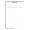 DIN EN ISO 21302-1 Plastics - Polybutene-1 (PB-1) moulding and extrusion materials - Part 1: Designation system and basis for specifications (ISO 21302-1:2019)