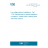 UNE HD 60364-7-708:2018 Low-voltage electrical installations - Part 7-708: Requirements for special installations or locations - Caravan parks, camping parks and similar locations