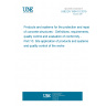 UNE EN 1504-10:2019 Products and systems for the protection and repair of concrete structures - Definitions, requirements, quality control and evaluation of conformity - Part 10: Site application of products and systems and quality control of the works