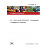 22/30453587 DC BS EN ISO 14050:2020 AMD1. Environmental management. Vocabulary