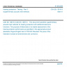 CSN EN 13819-3 - Hearing protectors - Testing - Part 3: Supplementary acoustic test methods