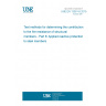 UNE EN 13381-8:2015 Test methods for determining the contribution to the fire resistance of structural members - Part 8: Applied reactive protection to steel members