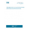 UNE 136001:1995 EX PREFABRICATED CLAY AND GIPSUM PANELS. DEFINITIONS AND SPECIFICATIONS.