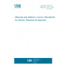 UNE EN 1417:2015 Plastics and rubber machines - Two-roll mills - Safety requirements