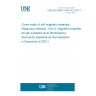UNE EN 62044-3:2001/AC:2021-11 Cores made of soft magnetic materials - Measuring methods - Part 3: Magnetic properties at high excitation level (Endorsed by Asociación Española de Normalización in December of 2021.)