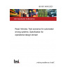 BS ISO 34503:2023 Road Vehicles. Test scenarios for automated driving systems. Specification for operational design domain