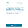 UNE EN ISO 14129:1999 FIBRE-REINFORCED PLASTIC COMPOSITES. DETERMINATION OF THE IN-PLANE SHEAR STRESS/SHEAR STRAIN RESPONSE, INCLUDING THE IN-PLANE SHEAR MODULUS AND STRENGTH, BY THE +-45º TENSION TEST METHOD. (ISO 14129:1997).