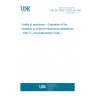 UNE EN 1093-11:2001+A1:2008 Safety of machinery - Evaluation of the emission of airborne hazardous substances - Part 11: Decontamination index