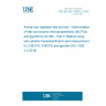 UNE EN ISO 18363-2:2020 Animal and vegetable fats and oils - Determination of fatty-acid-bound chloropropanediols (MCPDs) and glycidol by GC/MS - Part 2: Method using slow alkaline transesterification and measurement for 2-MCPD, 3-MCPD and glycidol (ISO 18363-2:2018)