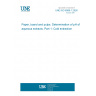 UNE ISO 6588-1:2026 - Paper, board and pulps. Determination of pH of aqueous extracts. Part 1: Cold extraction