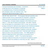CSN EN 1657 - Chemical disinfectants and antiseptics - Quantitative suspension test for the evaluation of fungicidal or yeasticidal activity of chemical disinfectants and antiseptics used in the veterinary area - Test method and requirements (phase 2, step 1)