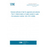 UNE EN ISO 787-3:2001 General methods of test for pigments and extenders - Part 3: Determination of matter soluble in water - Hot extraction method. (ISO 787-3:2000)