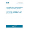 UNE EN 50288-12-1:2017 Multi-element metallic cables used in analogue and digital communications and control - Part 12-1: Sectional specification for screened cables characterised from 1 MHz up to 2 000 MHz - Horizontal and building backbone cables