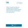 UNE EN 14987:2007 Plastics - Evaluation of disposability in waste water treatment plants - Test scheme for final acceptance and specifications