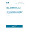 UNE EN 60601-1-3:2008/A2:2021 Medical electrical equipment - Part 1-3: General requirements for basic safety and essential performance - Collateral Standard: Radiation protection in diagnostic X-ray equipment (Endorsed by Asociación Española de Normalización in April of 2021.)