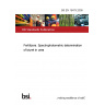 BS EN 15479:2009 Fertilizers. Spectrophotometric determination of biuret in urea