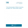 UNE ISO 1268-7:2012 Fibre-reinforced plastics. Methods of producing test plates. Part 7: Resin transfer moulding