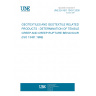 UNE EN ISO 13431:2000 GEOTEXTILES AND GEOTEXTILE RELATED PRODUCTS - DETERMINATION OF TENSILE CREEP AND CREEP RUPTURE BEHAVIOUR (ISO 13431:1999)