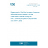 UNE EN ISO 5167-1:2003 Measurement of fluid flow by means of pressure differential devices inserted in circular cross-section conduits running full - Part 1: General principles and requirements (ISO 5167-1:2003)