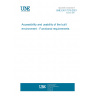 UNE EN 17210:2021 Accessibility and usability of the built environment - Functional requirements