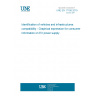 UNE EN 17186:2019 Identification of vehicles and infrastructures compatibility - Graphical expression for consumer information on EV power supply