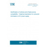 UNE EN 17186:2019 Identification of vehicles and infrastructures compatibility - Graphical expression for consumer information on EV power supply