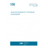 UNE 30157:1960 ANALYSIS REAGENTS. POTASSIUM DICHROMATE.