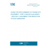 UNE EN 45510-4-1:2000 GUIDE FOR PROCUREMENT OF POWER STATION EQUIPMENT - PART 4: BOILER AUXILIARIES - SECTION 1: EQUIPMENT FOR REDUCTION OF DUST EMISSIONS.