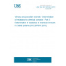 UNE EN ISO 28706-5:2012 Vitreous and porcelain enamels - Determination of resistance to chemical corrosion - Part 5: Determination of resistance to chemical corrosion in closed systems (ISO 28706-5:2010)