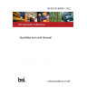 BS EN ISO 80000-1:2022 Quantities and units General