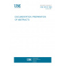 UNE 50103:1990 DOCUMENTATION. PREPARATION OF ABSTRACTS