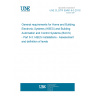 UNE CLC/TR 50491-6-3:2013 IN General requirements for Home and Building Electronic Systems (HBES) and Building Automation and Control Systems (BACS) - Part 6-3: HBES installations - Assessment and definition of levels