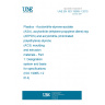 UNE EN ISO 19065-1:2015 Plastics - Acrylonitrile-styrene-acrylate (ASA), acrylonitrile-(ethylene-propylene-diene)-styrene (AEPDS) and acrylonitrile-(chlorinated polyethylene)-styrene (ACS) moulding and extrusion materials - Part 1: Designation system and basis for specifications (ISO 19065-1:2014)