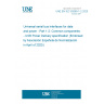 UNE EN IEC 62680-1-2:2020 Universal serial bus interfaces for data and power - Part 1-2: Common components - USB Power Delivery specification (Endorsed by Asociación Española de Normalización in April of 2020.)