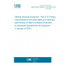 UNE EN IEC 60601-2-19:2021/A1:2023 Medical electrical equipment - Part 2-19: Particular requirements for the basic safety and essential performance of infant incubators (Endorsed by Asociación Española de Normalización in January of 2024.)