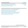 CSN EN 61821 - Electrical installations for lighting and beaconing of aerodromes - Maitenance of aeronautical ground lighting constant current series circuits