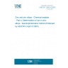 UNE EN 12441-4:2003 Zinc and zinc alloys - Chemical analysis - Part 4: Determination of iron in zinc alloys - Spectrophotometric method (Endorsed by AENOR in April of 2003.)