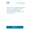 UNE CEN ISO/TR 24014-3:2013 Public transport - Interoperable fare management system - Part 3: Complementary concepts to Part 1 for multi-application media (ISO/TR 24014-3:2013) (Endorsed by AENOR in December of 2014.)
